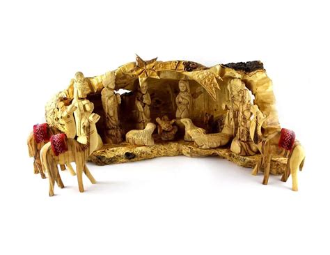 Nativity Sets Holy Land Olive Wood - Bethlehem Olive Wood Factory