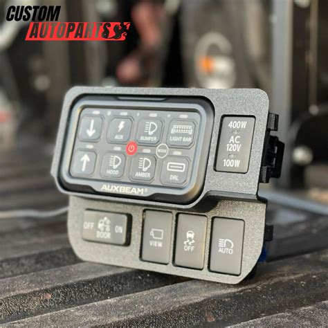 Tacoma 3rd Gen Auxbeam 8/6 Gang Mount Switch Panel | 2016-2023 Toyota Tocoma Switch Panel 3rd ...