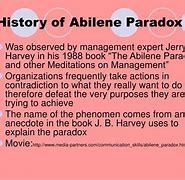 Image result for Abilene Paradox