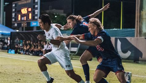 Disaster In Miami as FAU Steals AAC Win Over #22 FIU Men’s Soccer ...