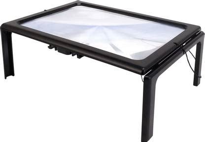 Delzon New Heavy Magnifier A4 Full Page Large Hands-Free Magnifying ...