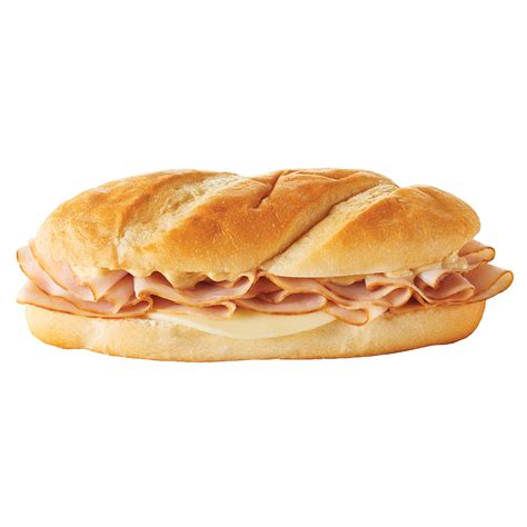 Smoked White Turkey & Provolone Cheese Sub with Dijon Mustard Sub Sauce ...