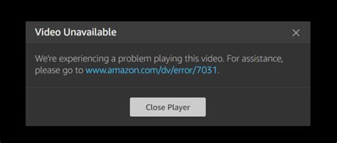 Amazon Prime Video Error Code 7017 的图像结果
