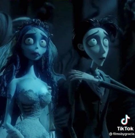 Image result for Tim Burton Corpse Bride Emily and Victor