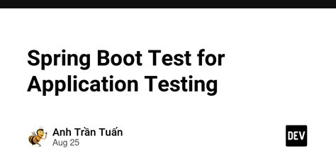 Image result for Tutorial for Testing Any Spring Boot Application Telusko