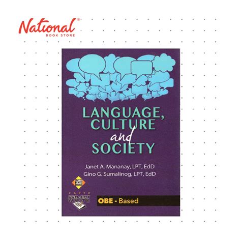 LANGUAGE, CULTURE AND SOCIETY (OBE-BASED) BY JANET MANANAY, ET. AL ...