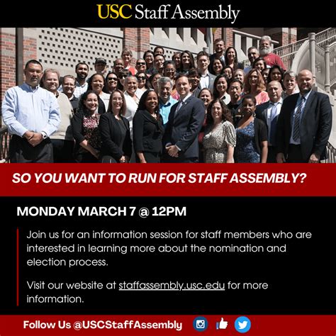 So You Want to Run for Staff Assembly? – USC Staff Assembly