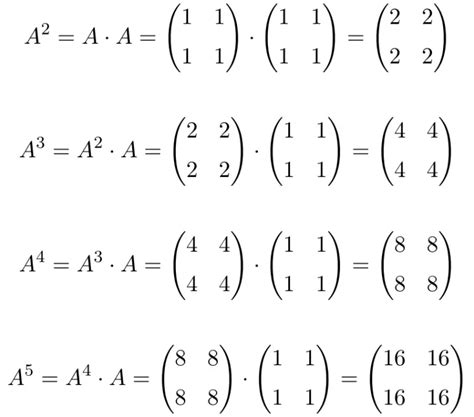 Image result for Power of Square Matrix Calculation