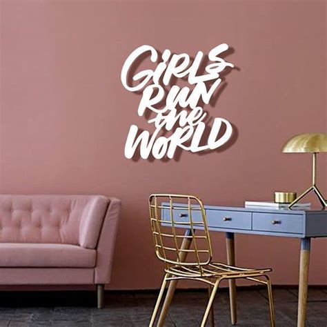 Girls Run the World Wall Art 18 inches – The MB Store