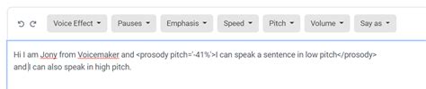 How to adjust the Pitch of the Audio?