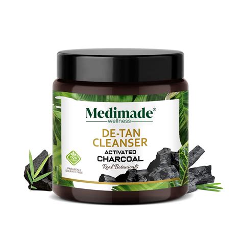 Buy Medimade Anti Pollution, Anti Acne Activated Charcoal De-Tan ...