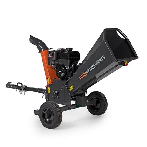 Buy Titan Attachments 420cc 5in Diameter Tow-Behind Wood Chipper ...