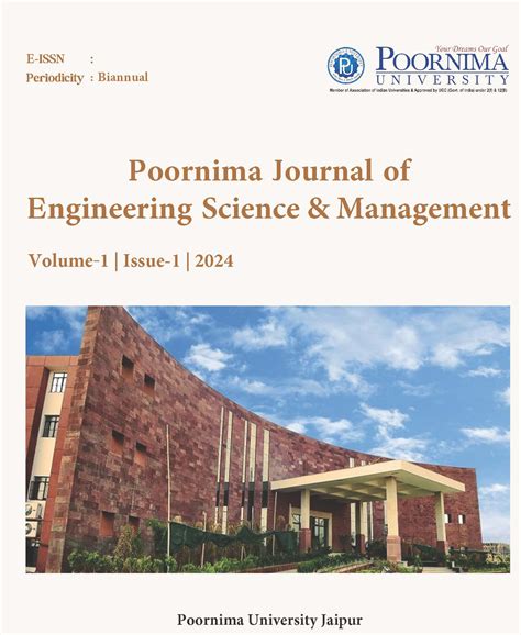 Poornima Journal of Engineering Science & Management