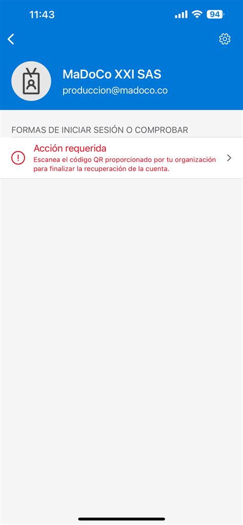 Authenticator no me reconoce las cuentas - Microsoft Q&A