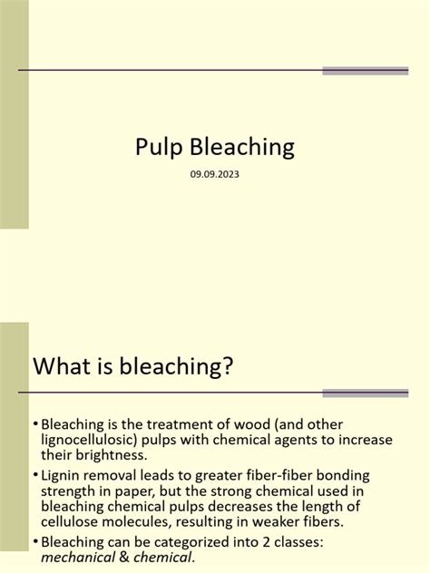 Image result for Pulp Bleaching