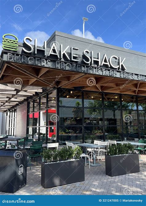 Shake Shack Restaurant In Downtown Toronto. Shake Shack Is An American ...