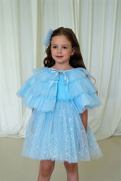 Sparkle Blue Dress Set| Mini Celebrities