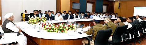Governor Shri Haribhau Bagde district-level officers' meeting in Jodhpur