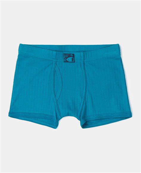 Buy Super Combed Cotton Rib Fabric Solid Trunk with Front Open Fly and ...