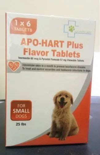Pet Care - Apo-Hart Plus Flavor Tablets ( Large Dogs ) Manufacturer ...