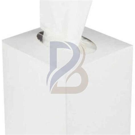 White Boutique Paper Tissue Box Manufacturers and Suppliers from Rajkot