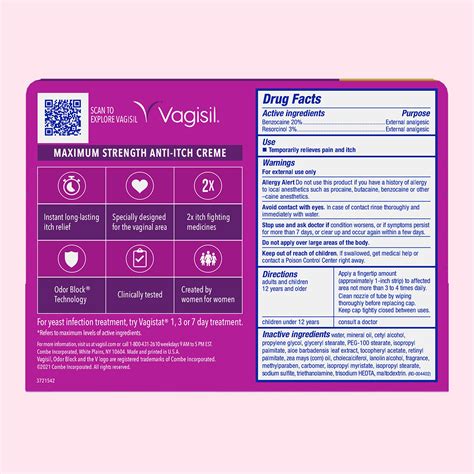 Maximum Strength Vaginal Anti-Itch Cream - Vagisil