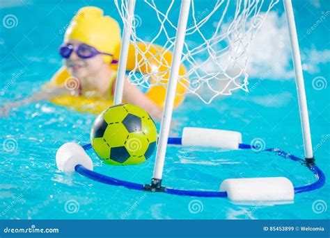 Swimming Pool Games stock image. Image of enjoy, young - 85453899