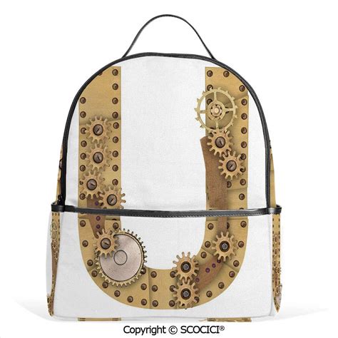 Buy Casual Fashion Backpack Dieselpunk Fantasy Mechanism with Plates U ...