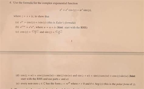 Image result for Complex Exponential Formula