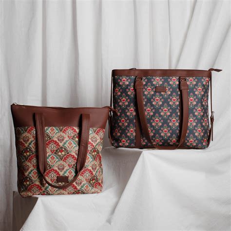 Mughal Garden Print & Mughal Art Multicolor - Women's Office Bag & Eve