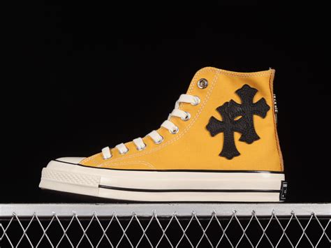 Chrome Hearts x Converse Chuck Taylor 1970s High Yellow Black A88888C ...