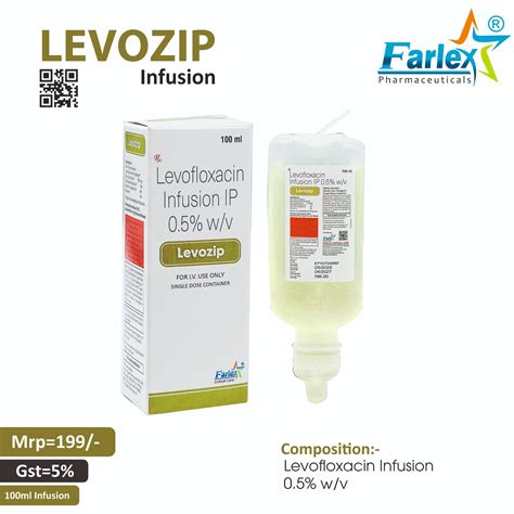 Levofloxacin Infusion 0.5% w/v Manufacturer & Supplier in India