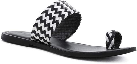 London Rag Weaved One Toe Sandal: Amazon.in: Shoes & Handbags