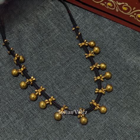 Pure Handmade Tribal Dhokra Necklace – IndianVillèz