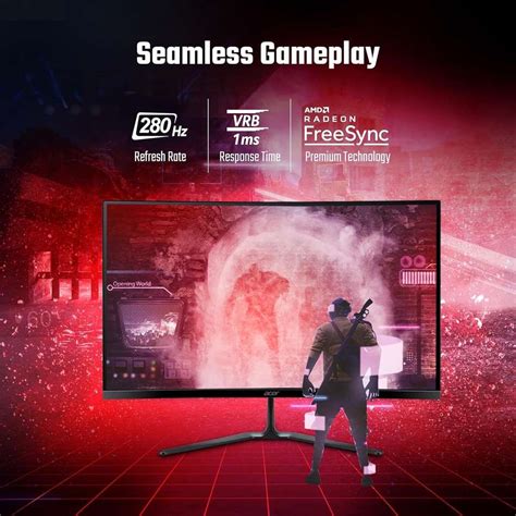 Acer NITRO 68.58 cm (27 inch) Curved Full HD LED Backlit VA Panel with ...