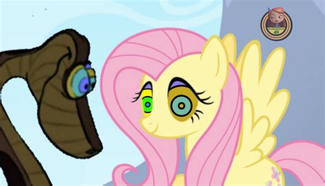 Kaa and Fluttershy by MaryBethMaria1423 on DeviantArt