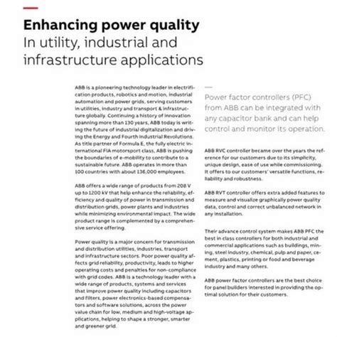 Hitachi Energy APFC Relays - 2GCA291722A0050 - RVT- 12 Step, 3CT, With ...