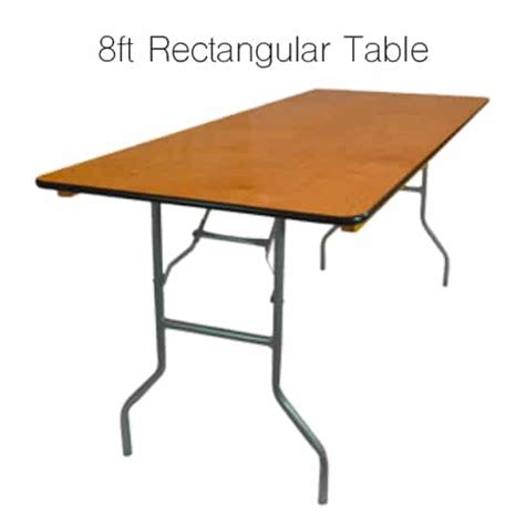 Image result for 8' Rectangular Table