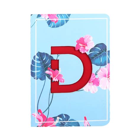 DOODLE Initial D Lasercut Diary Soft Bound Notebook, B6 (6.69 X 4.72 X ...