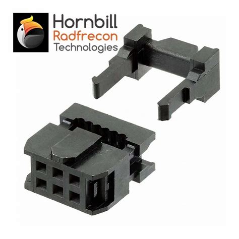 FRC Connector - 6 Pin FRC IDC Female Connector, 2.54 mm Pitch, Double ...