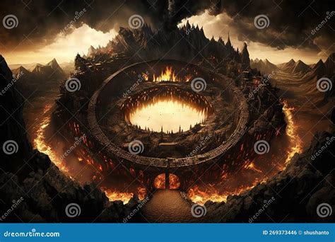 The Ninth Circle of Hell stock illustration. Illustration of london - 269373446