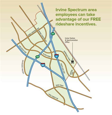 Irvine Spectrum Map
