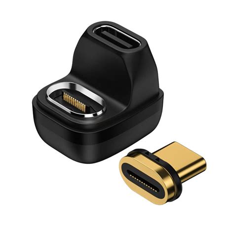NFHK Magnetic Connector 40Gbps USB4 Type C Male to Female Opposite U ...
