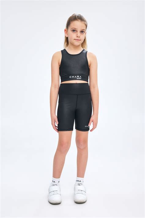 Chara Active Black Shiny Bike Shorts – Chara Active