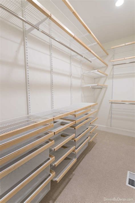 My Elfa Closet System: Our "Before" & "After" Makeover! - Driven by Decor