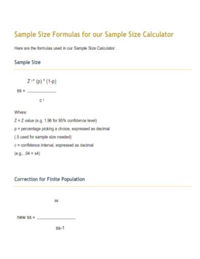 Image result for Binary Data Sample Size Calculator
