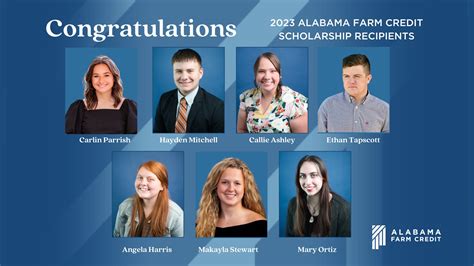 2023 Alabama Farm Credit Scholarship Recipients | Alabama Farm Credit