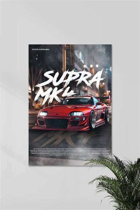 TOYOTA SUPRA MK4 | CONCEPT CARS #04 | CAR POSTERS – Posterized