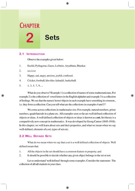 Chapter 2 'SETS' for 10th standered students - 2 INTRODUCTION Observe ...