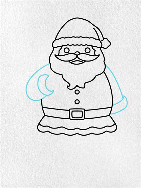 How to Draw Santa Claus - HelloArtsy